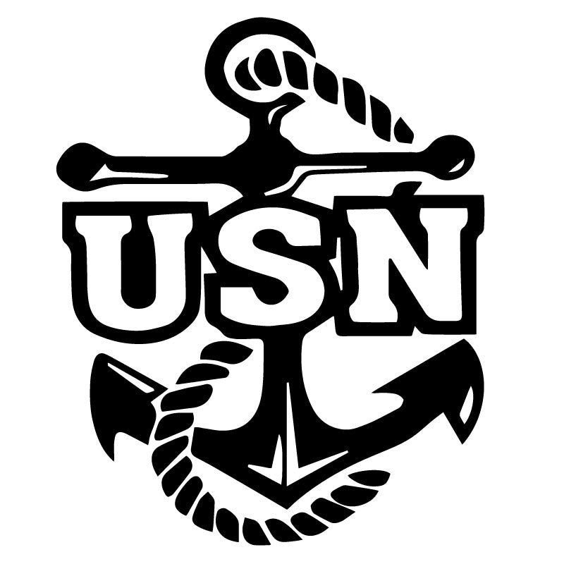 USN Anchor Symbol Navy Logo Decal Sticker