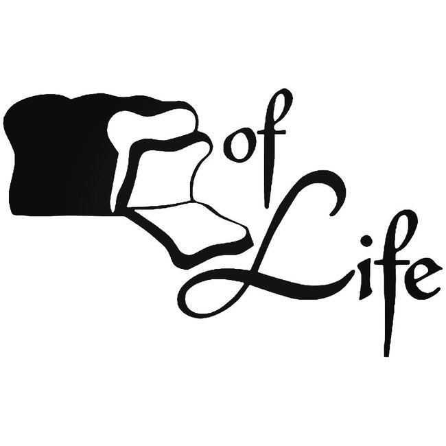 Bread Of Life Christian Decal Sticker