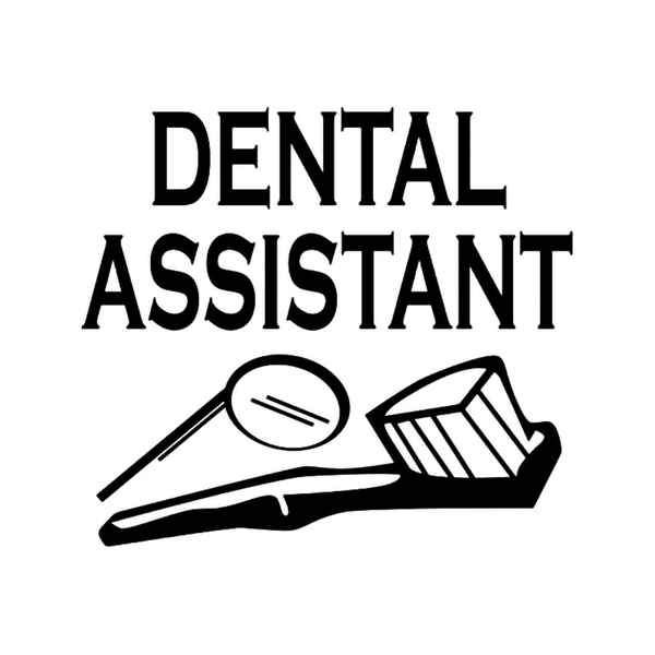 Dental Assistant Decal Sticker