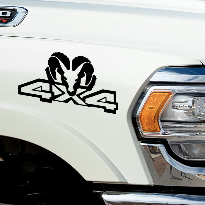 4x4 Off Road Dodge Ram Decal Sticker – Decalfly