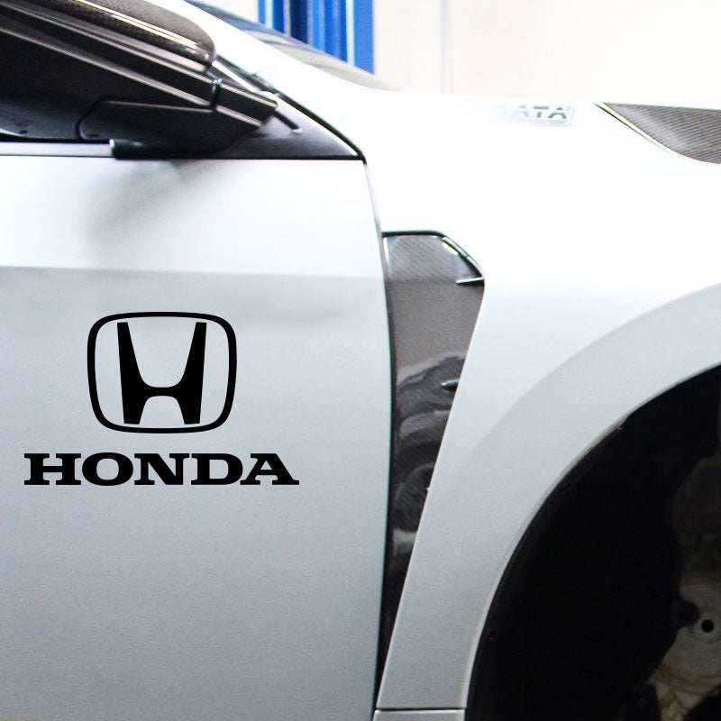 Heeltoe Automotive Decals, 'I Love My Honda' Sticker (inside application)