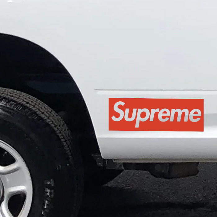 Supreme Logo Decal Sticker - SUPREME-LOGO-DECAL - Thriftysigns