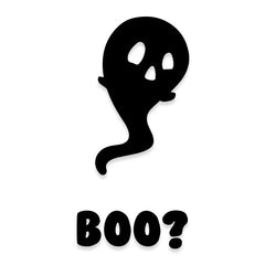 Funny Cute Halloween Ghost Decal Sticker