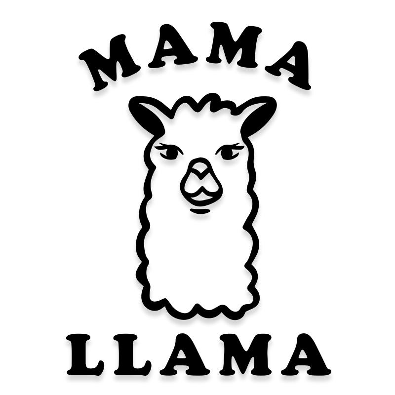 Mama Llama Funny Mom Decal Sticker