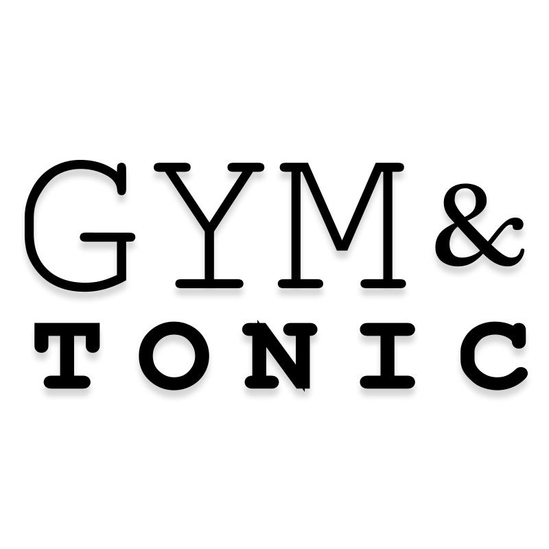 Gym and Tonic Funny Workout Decal Sticker