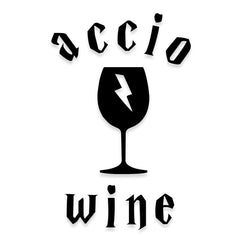Accio Wine Harry Potter Decal Sticker