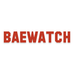 Baewatch Beach Lake Swimming Lifeguard Decal Sticker