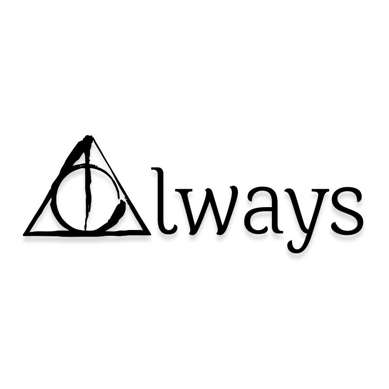 Harry Potter Always Triangle Decal Sticker