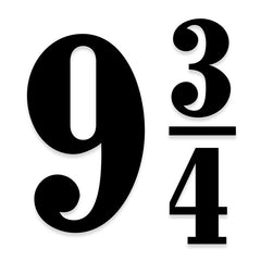 Harry Potter Nine Three Quarters 9 34 Decal Sticker