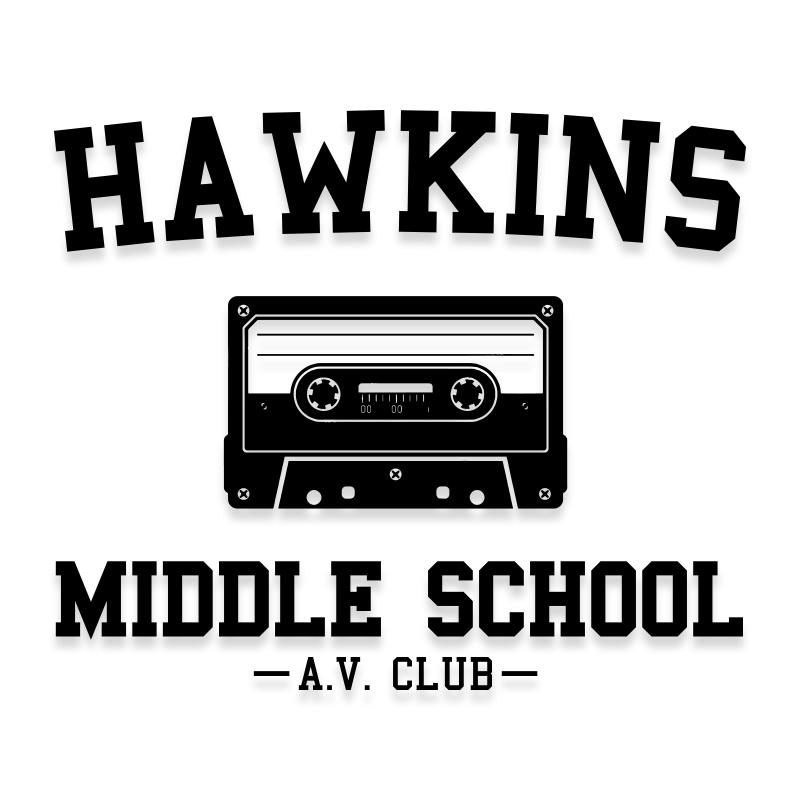 Hawkins Middle School Stranger Things Decal Sticker