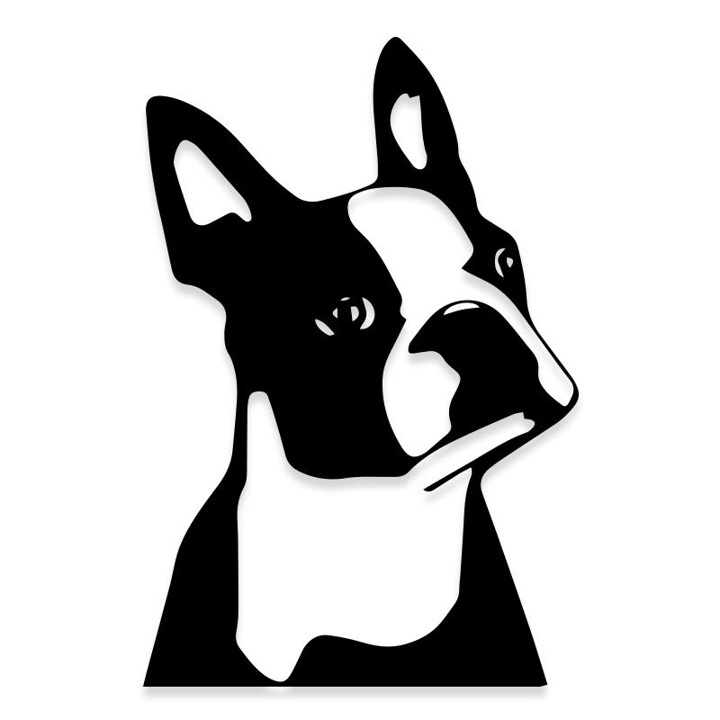 Boston Terrier Dog French Bulldog Decal Sticker