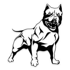 American Bully Terrier Beast Security Decal Sticker