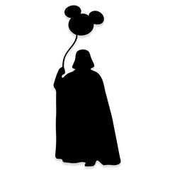 Star Wars Disneyland Darth Vader Mickey Mouse Decal