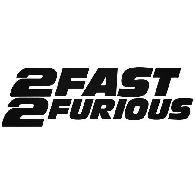 2 Fast 2 Furious Paul Walker Tribute Decal Sticker