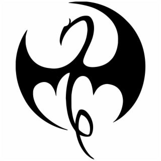 Marvel Iron Fist Brand Logo Decal Sticker