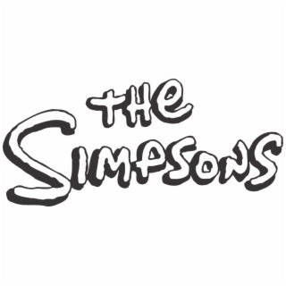 The Simpsons Brand Logo Decal Sticker