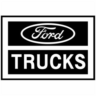 Ford Trucks Brand Logo Decal Sticker