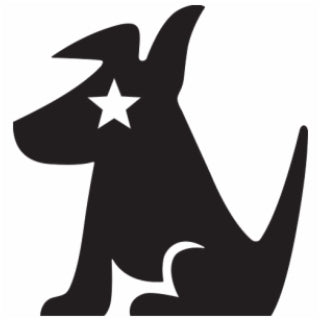 Sirius Satellite Dog Brand Logo Decal Sticker