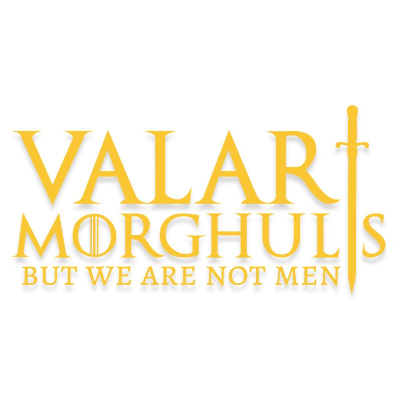 Valar Morghulis Game of Thrones Decal