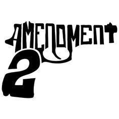 2nd Amendment Decal Sticker