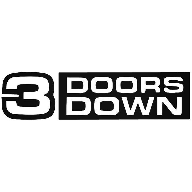 3 Doors Down Decal Sticker