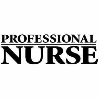 Professional Nurse Brand Logo Decal Sticker