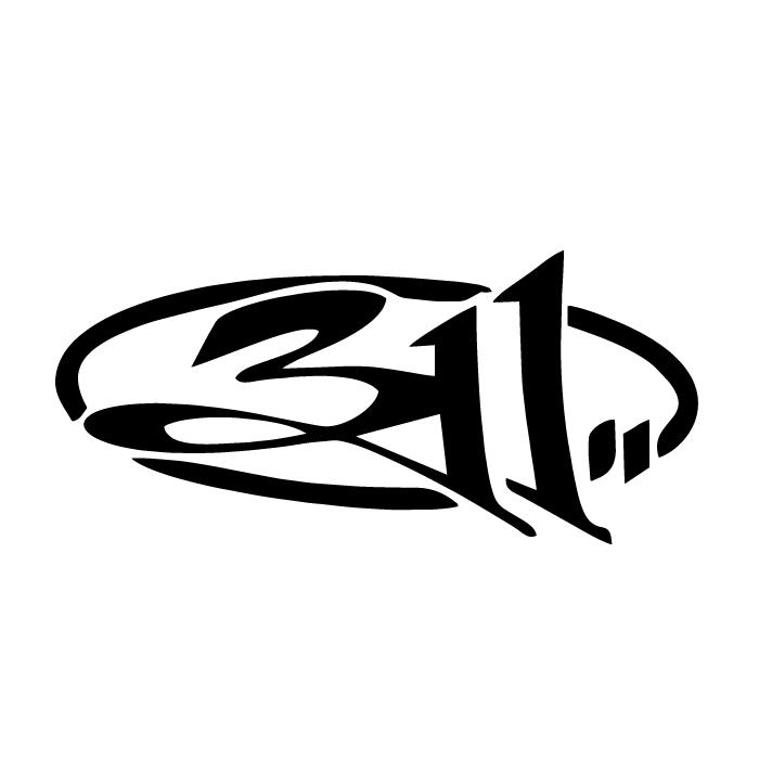311 Band Logo Decal Sticker