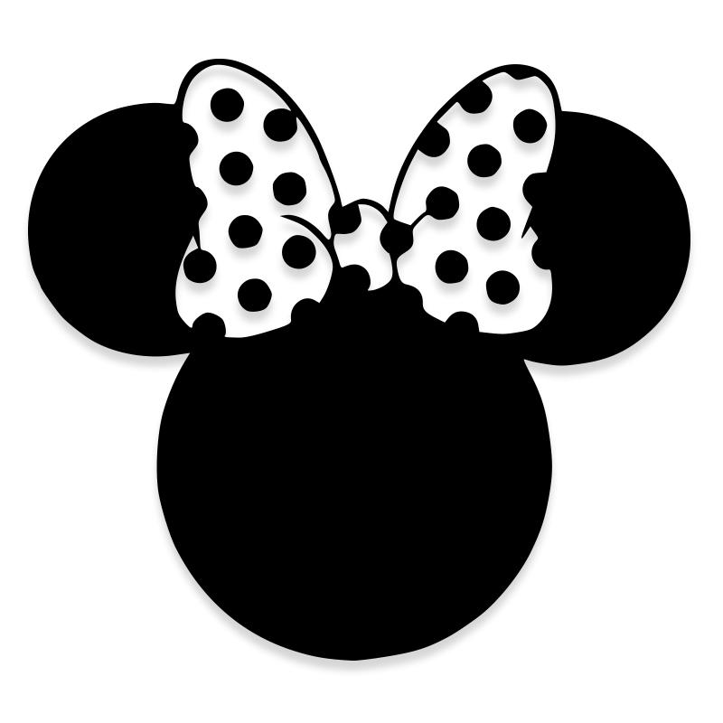 Minnie Mouse Ribbon Disney Vinyl Decal