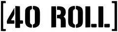 40 Roll Decal Sticker