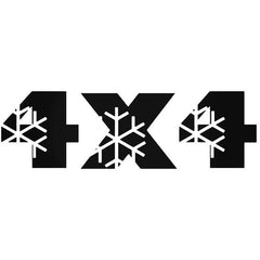 4x4 Vinyl Decal Sticker 3