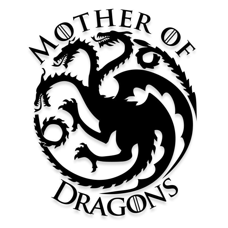 Mother of Dragons Khaleesi Vinyl Decal