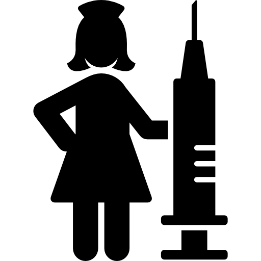 Nurse With Syringe Sticker Decal