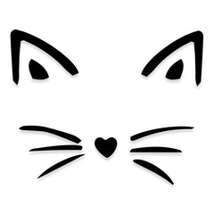 Cat Kitten Face Vinyl Decal