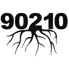 90210 Zip Code Roots Decal Sticker