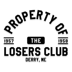 Property of Losers Club Decal Sticker