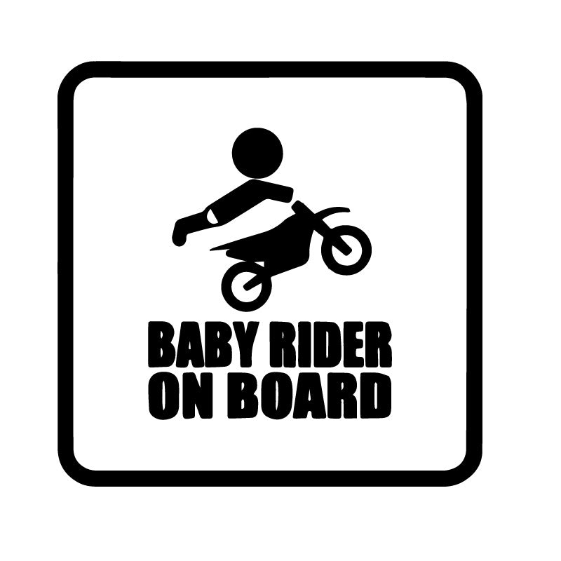 Baby Rider on Board Decal Sticker