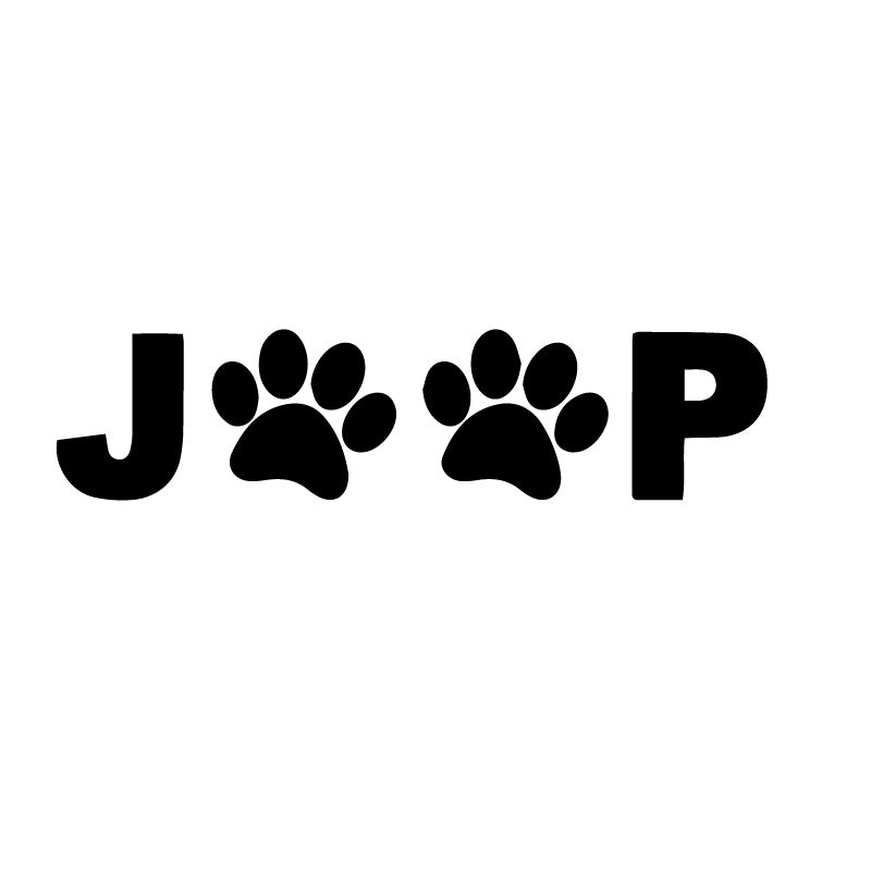 Jeep Paw Prints Decal Sticker