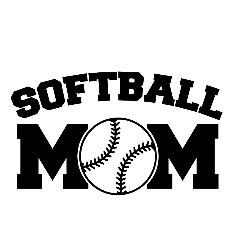 Softball Mom Original Decal Sticker