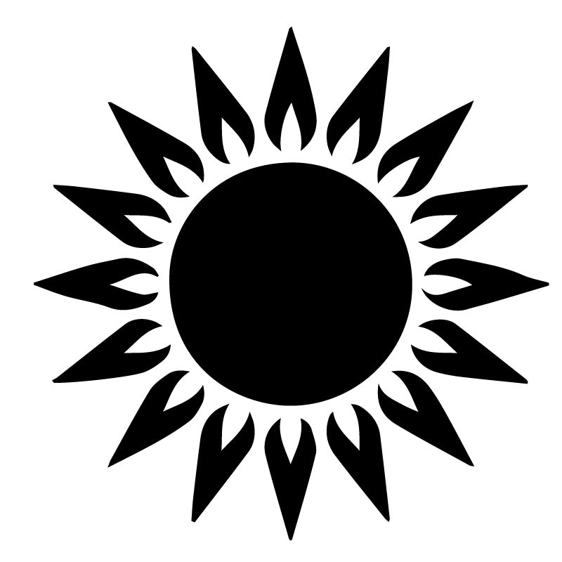 Sun Sunflower Decal Sticker