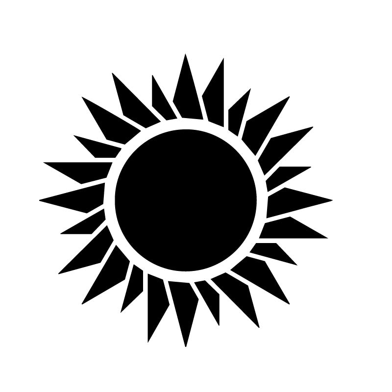 Sunflower Twirl Flower Decal Sticker
