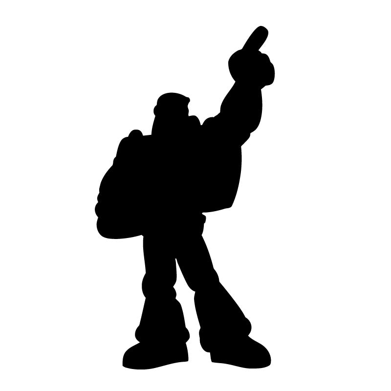 Toy Story Buzz Lightyear Posing Decal Sticker