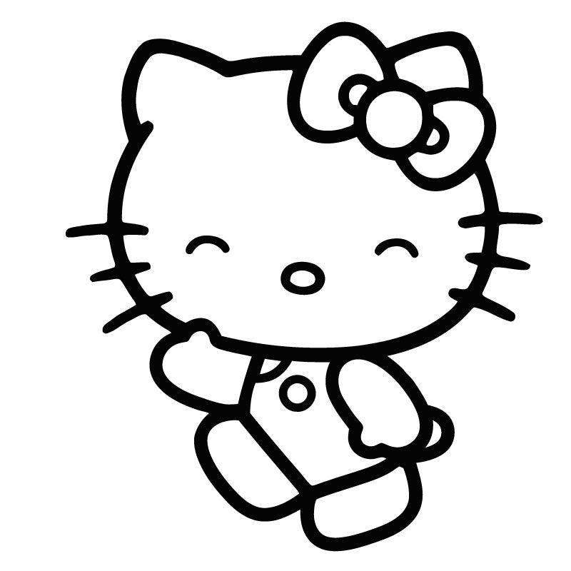 Hello Kitty Original Decal Sticker