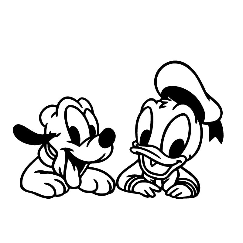 baby donald duck coloring pages