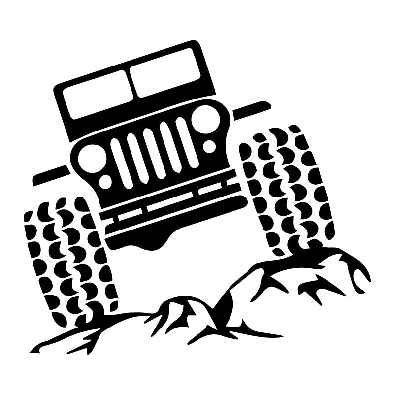 Jeep Mountain Desert Decal Sticker