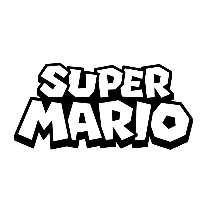 Super Mario Logo Decal Sticker