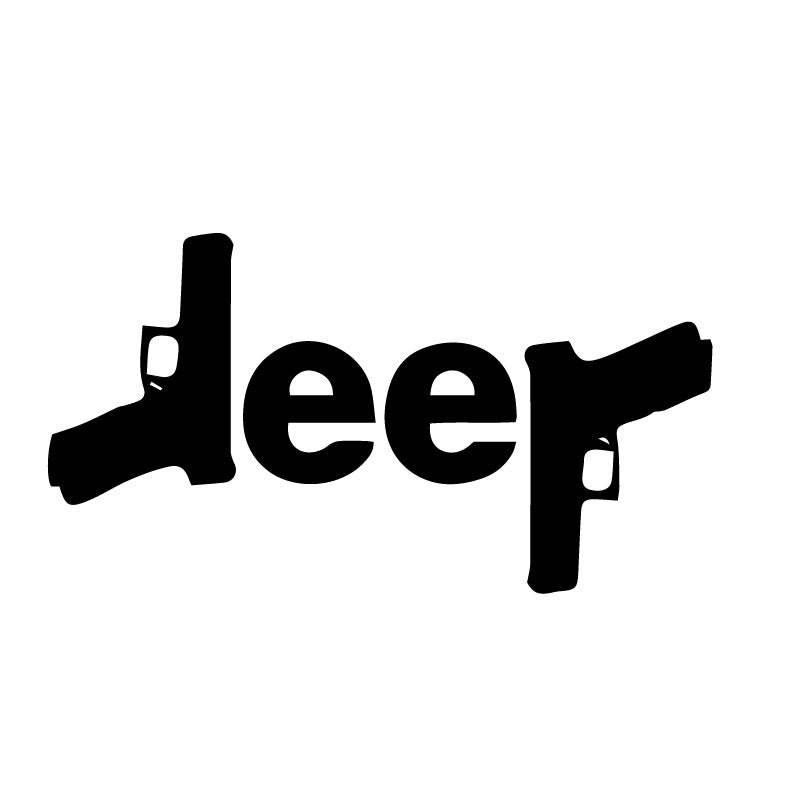 Jeep Guns Decal Sticker