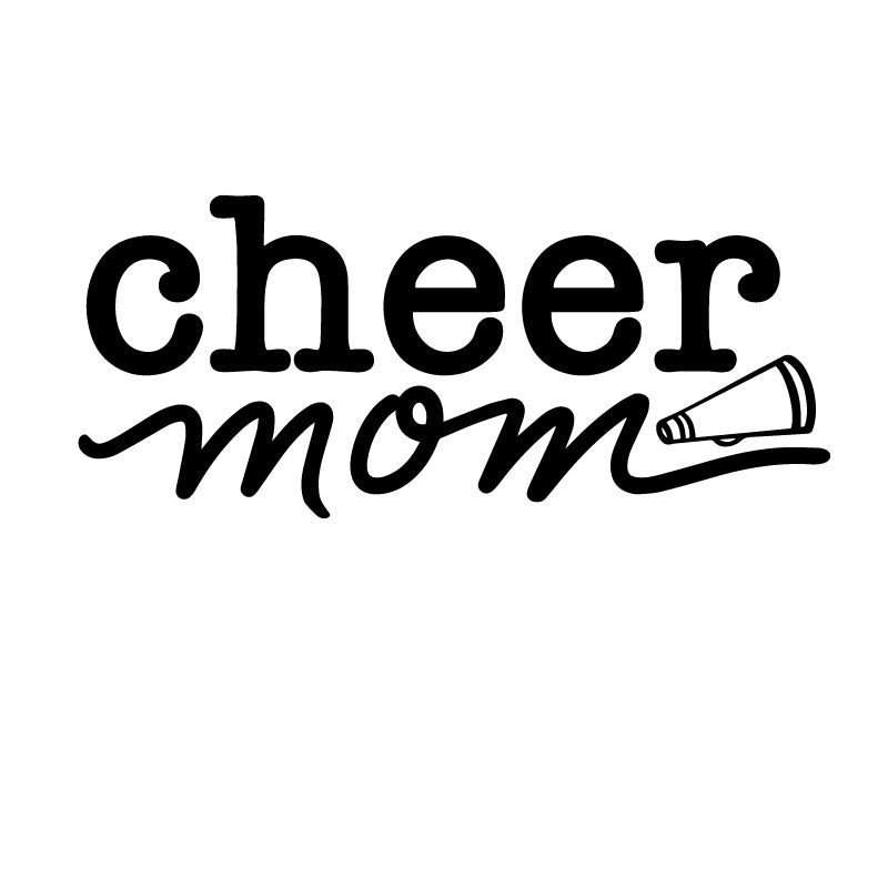 Cheer Mom Logo Decal Sticker