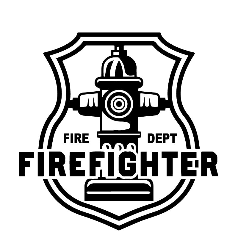 Firefighter Fire Department Fireman Decal Sticker