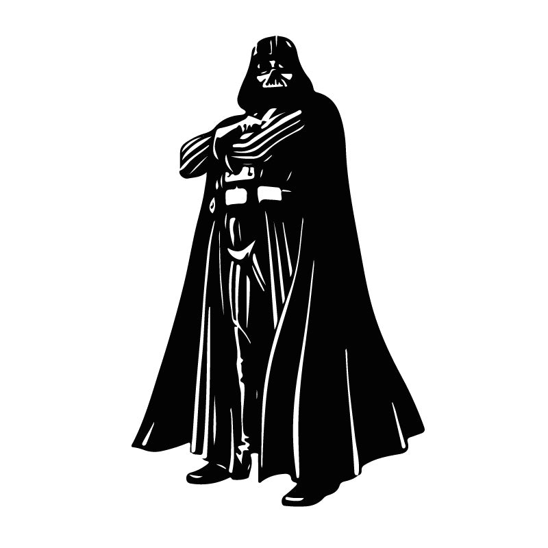Darth Vader Star Wars Standing Decal Sticker