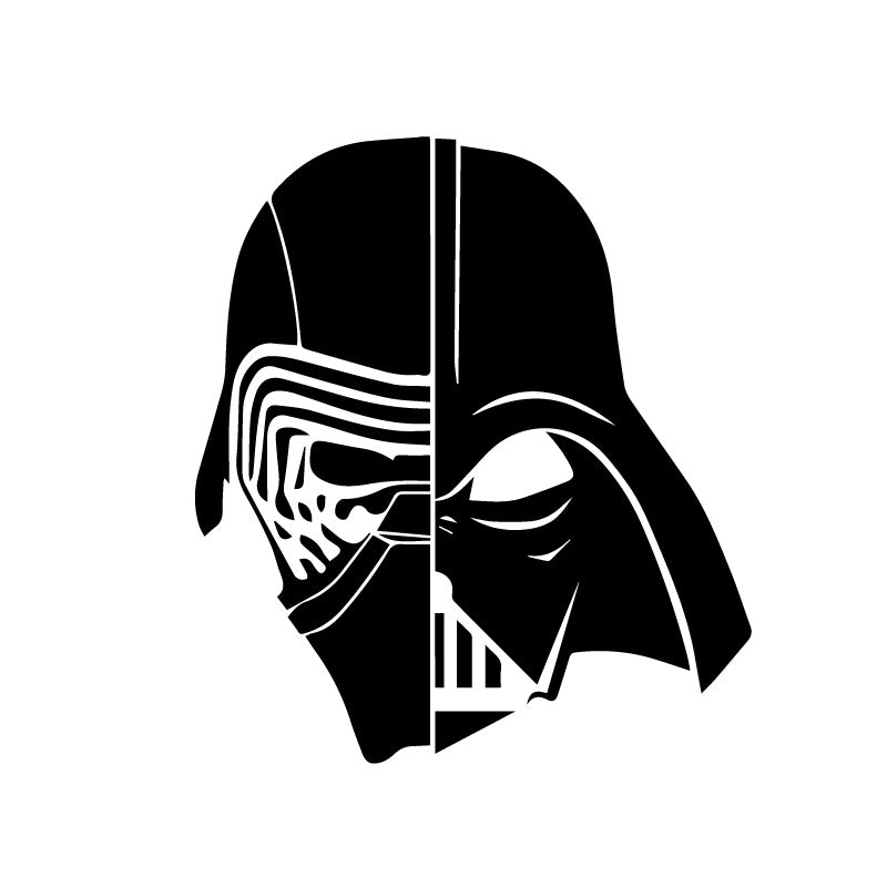 Darth Vader Face Star Wars Decal Sticker